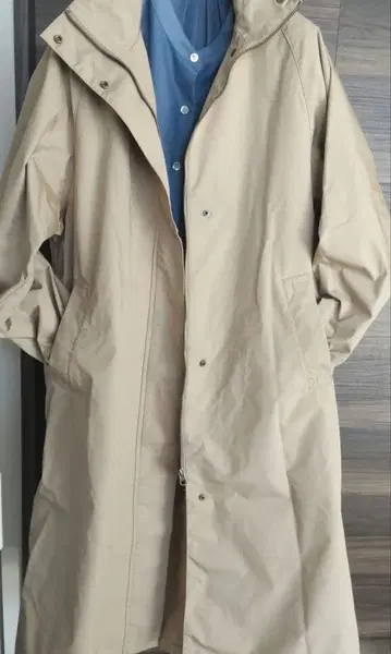 무인양품 발수 스탠드 카라 코트 S