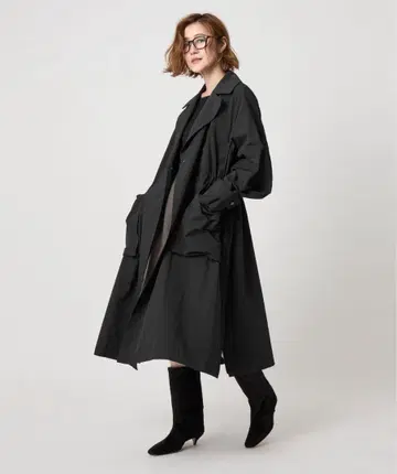 [ 완판템 ] 헨미 에미리 착용 <conte> 밀리터리 트렌치코트