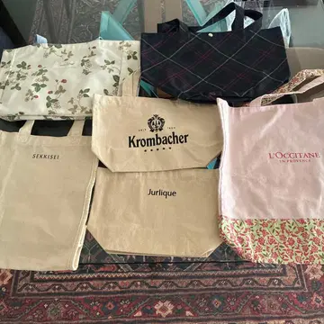 [ 낱개 판매 가능, 새상품급 ] 토트백 6개 세트