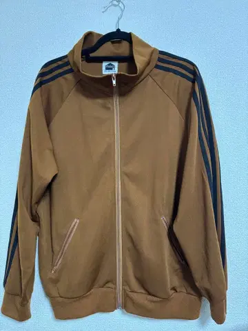 트랙 자켓 브라운