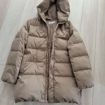 로페피크닉 베이지 다운 자켓 Size38