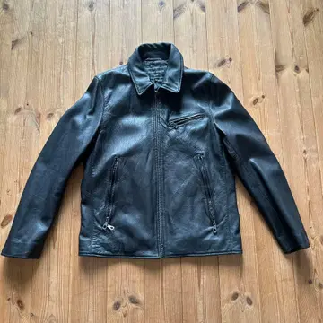 beams rights 싱글 라이더 가죽 자켓 M