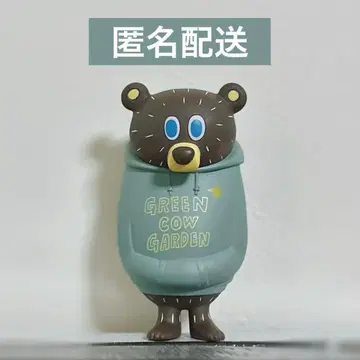 GREEN COW GARDEN 미니 피규어 후드티 BG BEAR