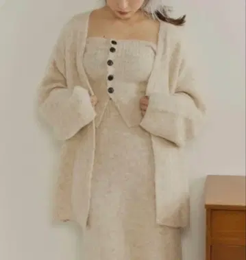 ECREL 에클레르 3피스 니트 셋업 / 아이보리 F