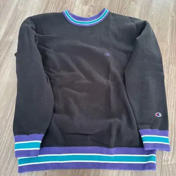 [ 새상품급 파랑 택 ] Champion 리브 라인 XL 블랙