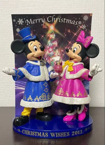 크리스마스 미키 & 미니 피규어