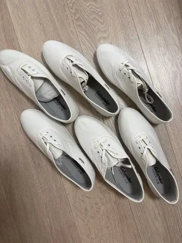 외발 자전거 신발 22.5cm 화이트 오른쪽 발만 6켤레