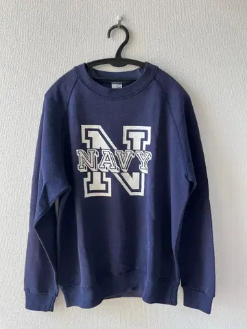 구제 맨투맨 NAVY USA