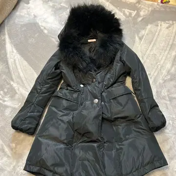 블랙 다운 자켓 M