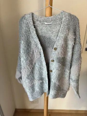 BAYFLOW 뉴앙스 패턴 가디건