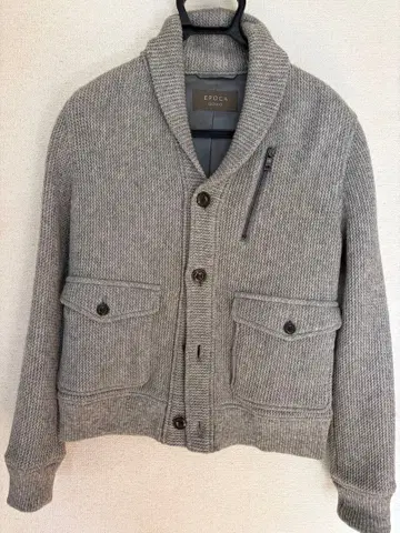 EPoca UOMO 그레이 니트 자켓 46 사이즈