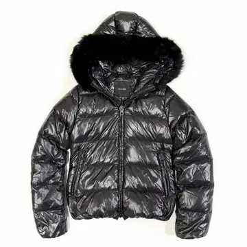 듀베티카 ADHARA 현행 다운 자켓 후드 블랙 38