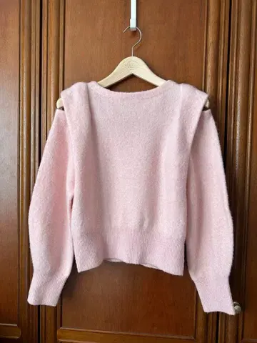 셀포드 핑크 니트 스웨터 긴팔