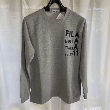 FILA 그레이 크루넥 트레이닝복