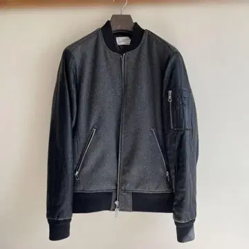 Genuine Trickers 바시티 자켓 L 그레이/블랙