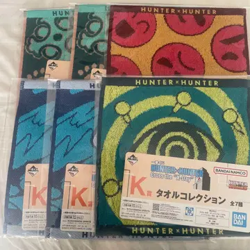 HUNTER x HUNTER 1번 복권 K상 타월 컬렉션 6장 세트