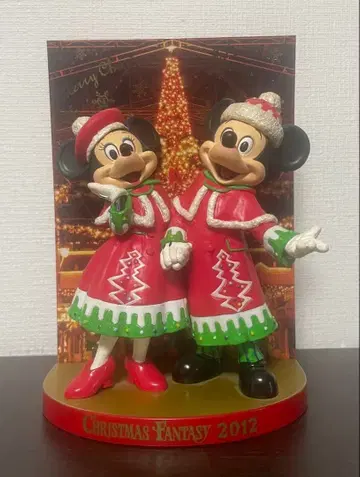 크리스마스 미키 & 미니 피규어
