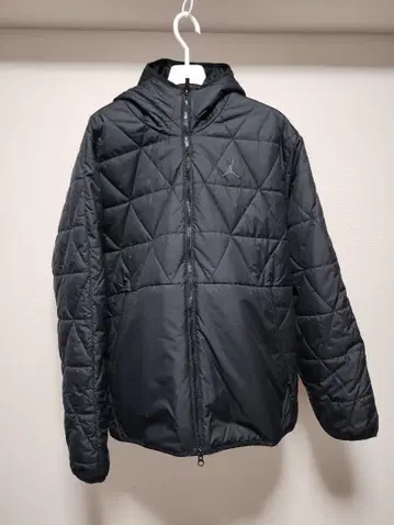 JORDAN 퀼팅 패딩 자켓 XL 블랙 후드 부착