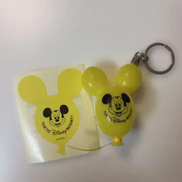 디즈니랜드 시 벌룬 풍선 스티커 씰 키링