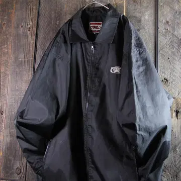 구제 빈티지 블루종 블랙 L NIDECKER 나일론 자켓