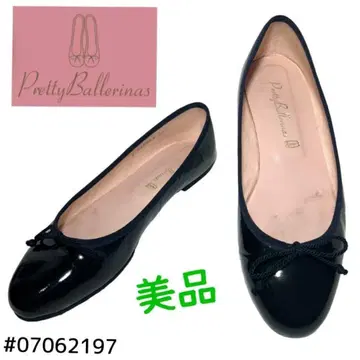 Pretty Ballerinas 로사리오 에나멜 리본 밸리 슈즈 39