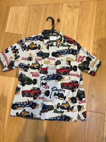 sacai Car RaceTropical Print Shirt 사이즈 2