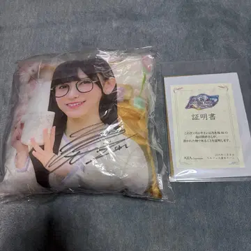 노기페스 친필 사인 쿠션 최애 멤버 이케다 테레사