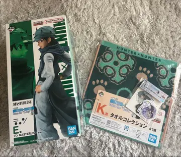 제일복권 헌터헌터 진 E상 타월 컬렉션 스티커 모듬