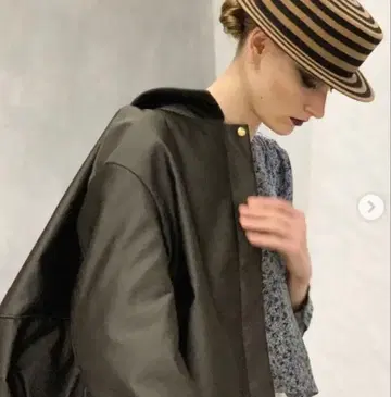 Drawer 다크 브라운 자켓