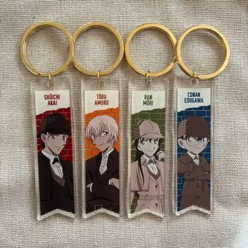 이상윤(아카이 슈이치) 강준영(후루야 레이) 란 에도가와 코난 키링 세트