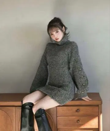 정품 andmary 레나 미니 드레스