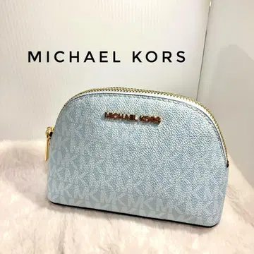 MICHAEL KORS 라이트 블루 파우치 미사용 새상품 크리스마스