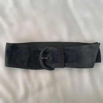 ADORE 스웨이드 벨트 블루 그레이 이탈리아제 가죽