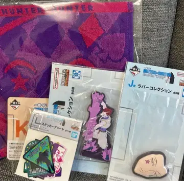 HUNTER x HUNTER 제일복권 타월 러버 컬렉션 스티커