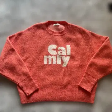 FREAK'S STORE 오렌지 니트 스웨터 사이즈 F