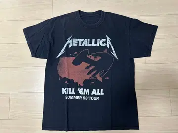 메탈리카 METALLICA TOUR 1983 L 사이즈 T셔츠 정품