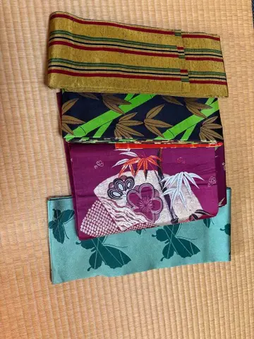 기모노 오비 4개 묶음 판매