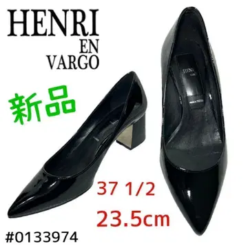 HENRI EN VARGO 에나멜 펌프스 37 1/2 새상품