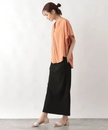 [ 미사용 ] GLOBAL WORK 블랙 타이트 스커트