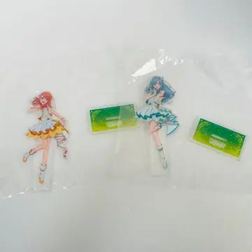 하나사토 미노리 히노모리 시즈쿠 아크릴 스탠드 세가 럭키 쿠지 프로세카