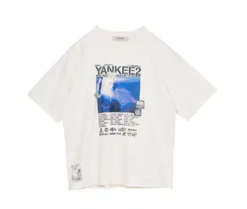 계속 한밤중이면 좋을 텐데 YANKEE 투어 2 T셔츠 M 사이즈 화이트