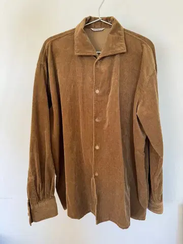 AURALEE 코듀로이 긴팔 셔츠 사이즈 4