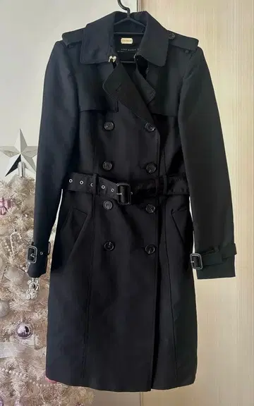 ZARA 블랙 허리 벨트 트렌치코트