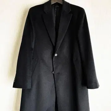 캐시미어 혼방 울 체스터 코트 네이비 유니클로 M