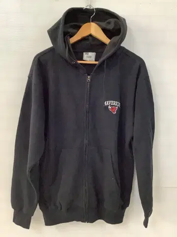 11.22 A98P 빈티지 후드 맨투맨 블랙 M