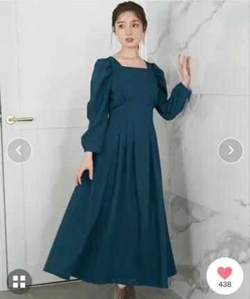 [1회 착용 노엘라 noela 허리 턱 스퀘어 넥 원피스 S 사이즈