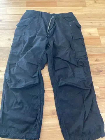 빈티지 M65 필드 팬츠 블랙 염색