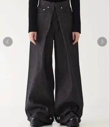 JOHN LAWRENCE SULLIVAN 와이드 레그 데님