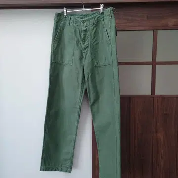 오어슬로우 올리브 그린 워크 팬츠 4 포켓