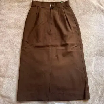 일본제 브라운 타이트 스커트 슬릿 스커트 가을/겨울